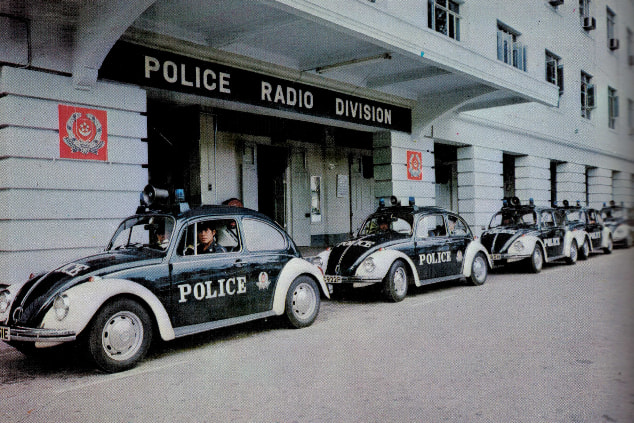 Police Radio Division at Eu Tong Sen Street 1973