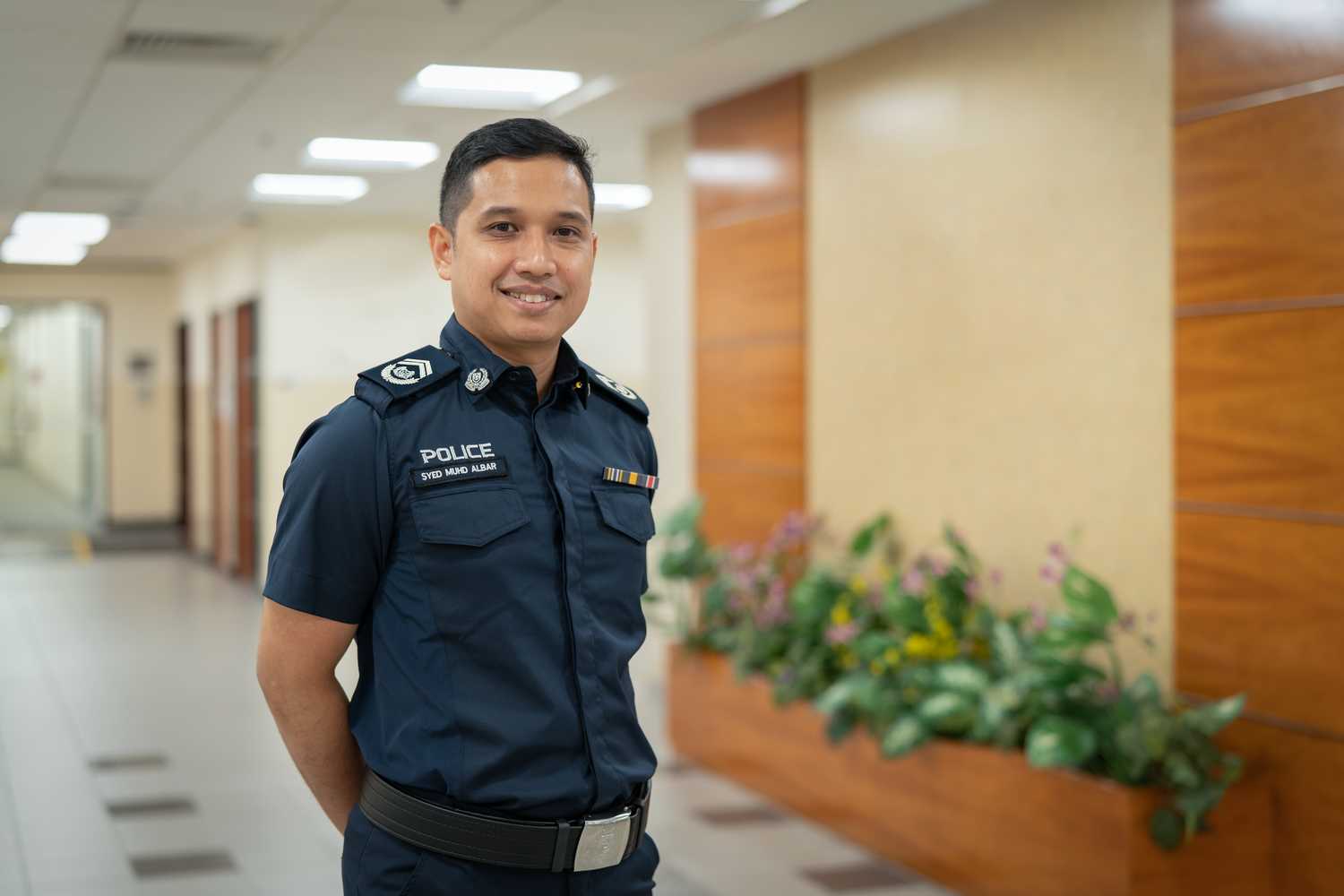 SI Syed Muhammad Albar takes pride in being able to serve as a TP officer.