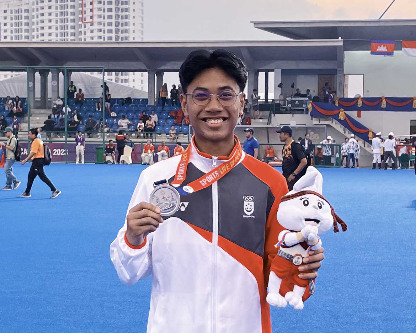 Discipline, determination and focus are key to SC/Cpl Nufail Raiyan Bin Abu Bakar, as both an officer and an athlete. PHOTO: SC/Cpl Nufail Raiyan Bin Abu Bakar