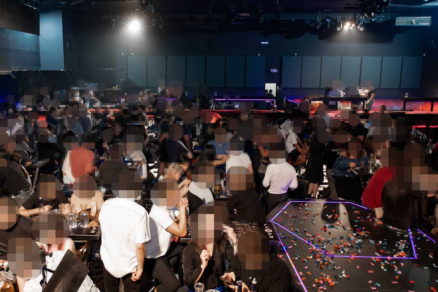 Inside the nightclub. PHOTO: Soh Ying Jie