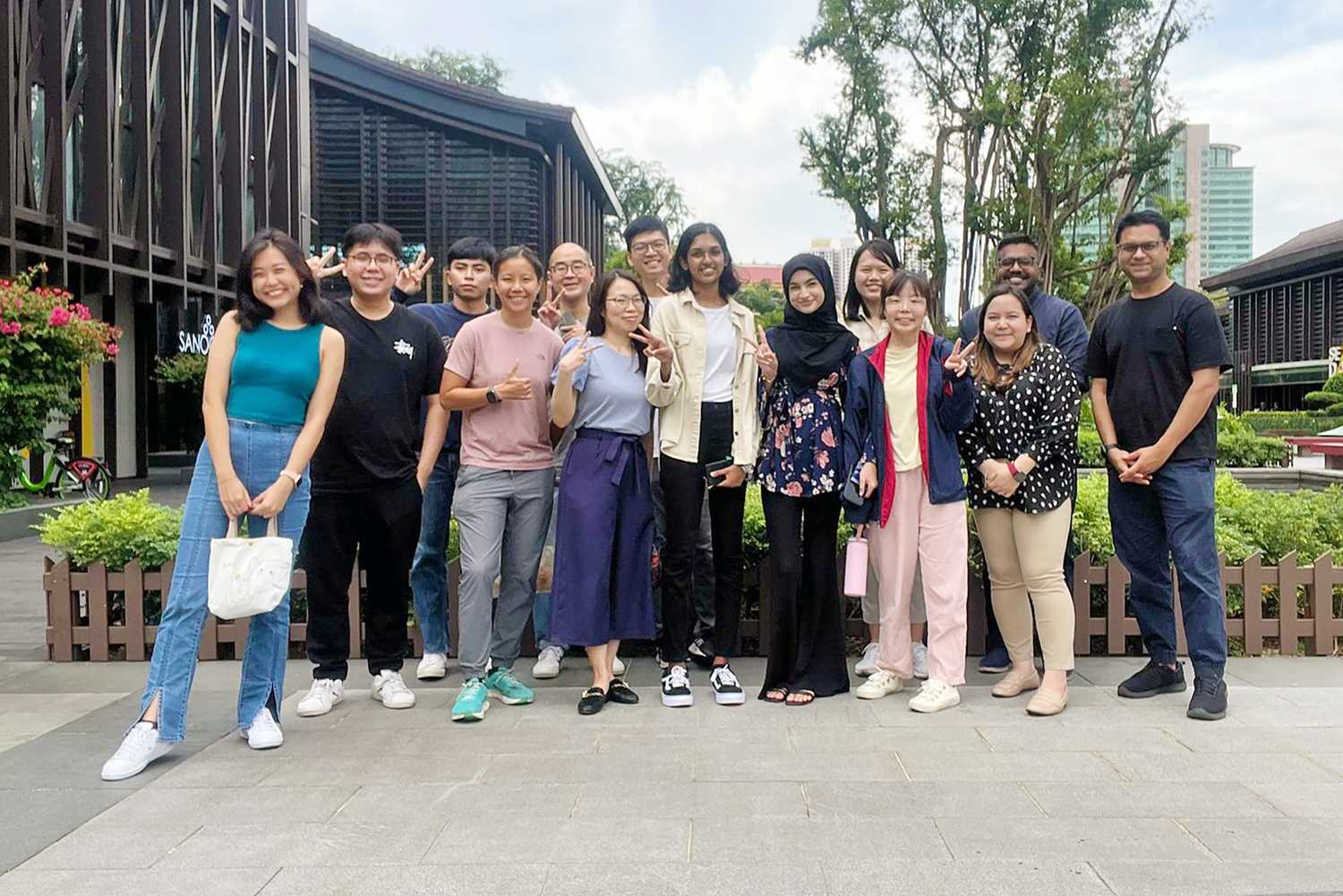 a group photo of many officers together