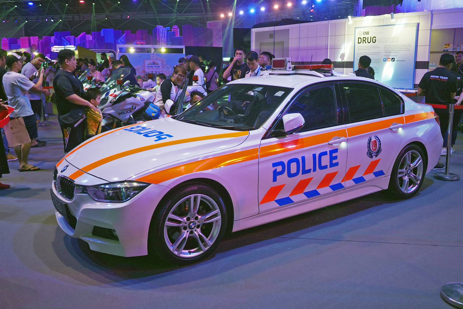 a parked traffic police expressway vehicle