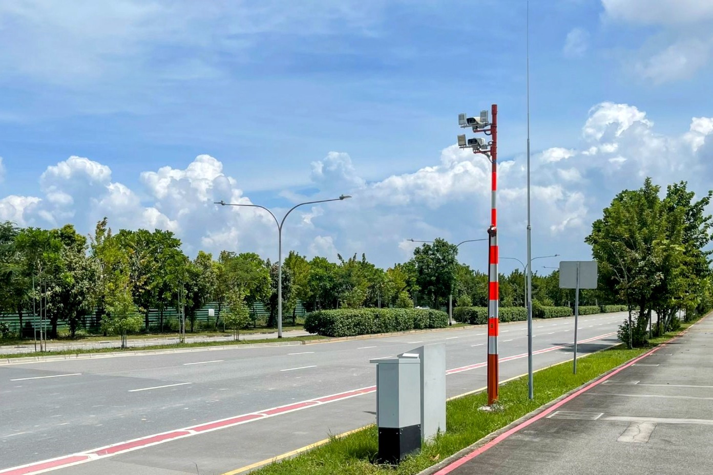 A Traffic Police camera along Tanah Merah Coast Road