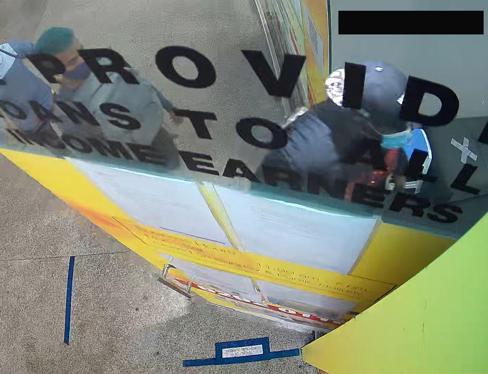 Karrtik, Tusheintar and Jeswanth entering the moneylender shop. PHOTOS: SPF