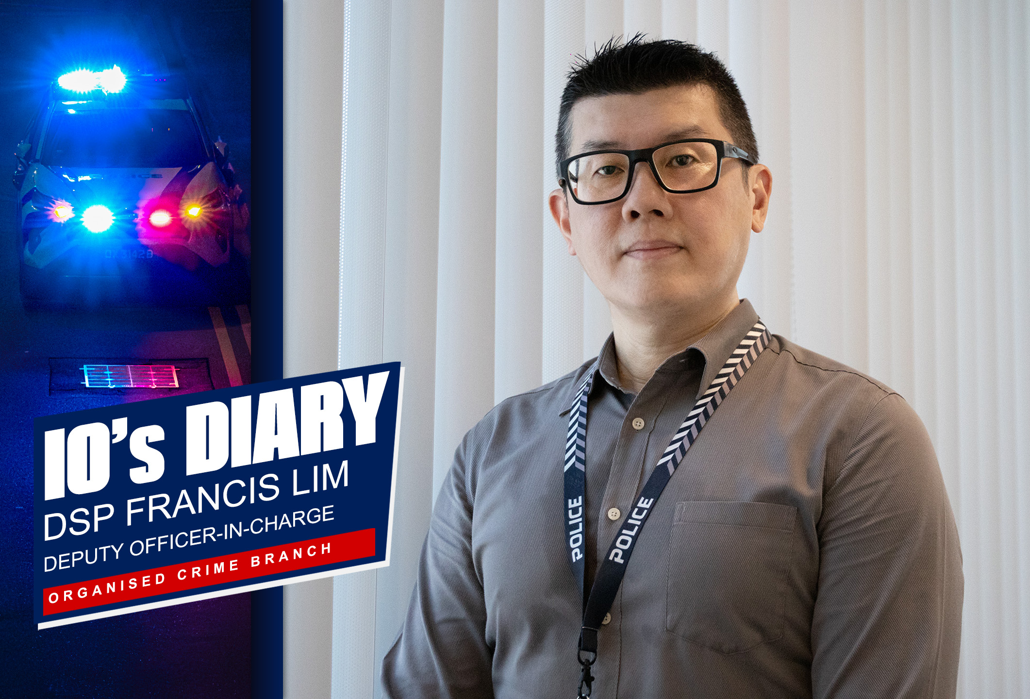 DSP Francis Lim has been with the SPF for 31 years. GRAPHIC: Aniq Anaqi