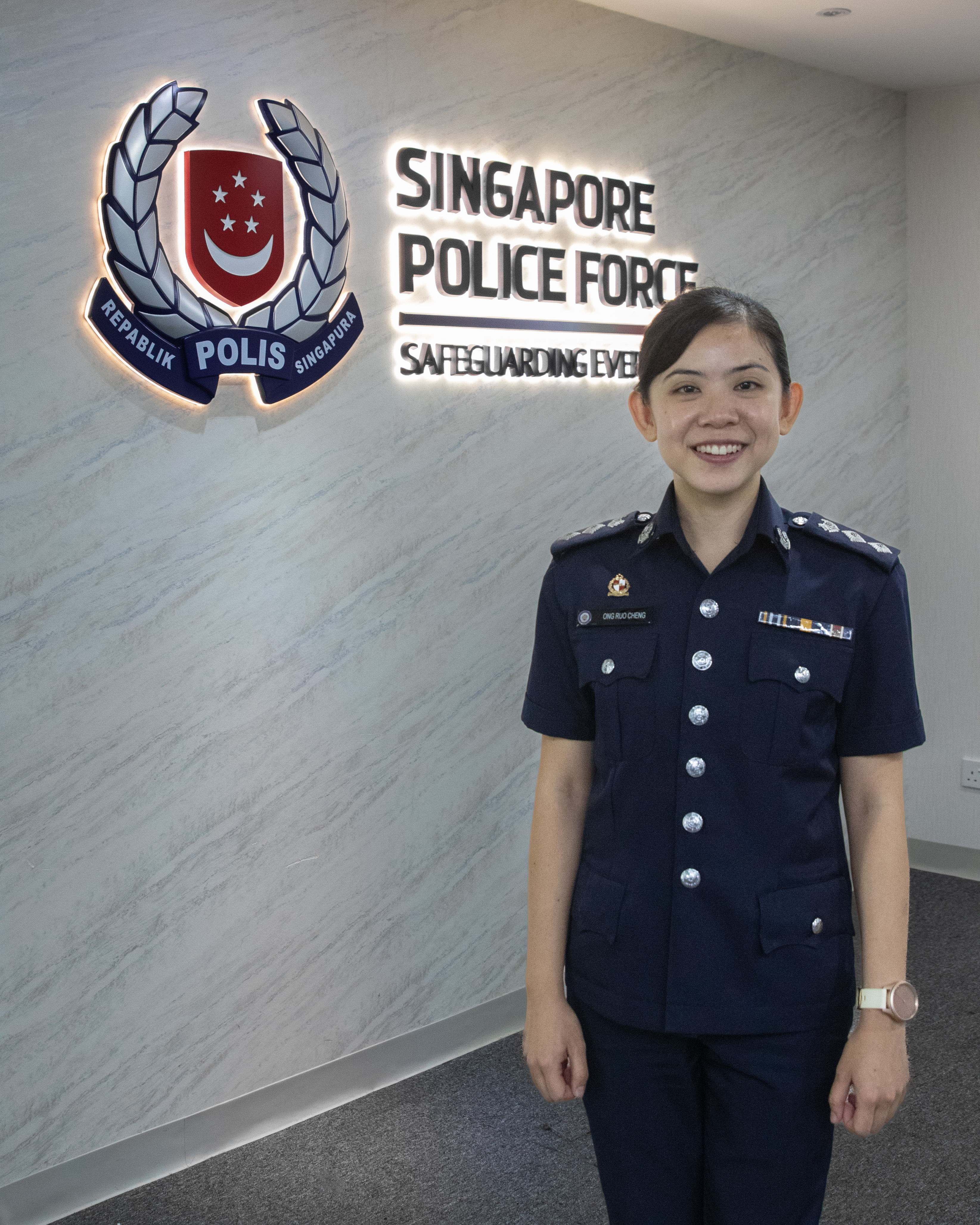Supt Ong Ruo Cheng feels honoured to serve as Serangoon NPC’s CO since April 2023. PHOTO: Rose Maswida