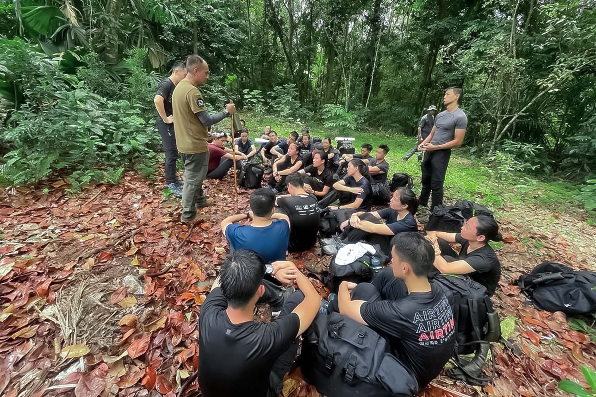 In the midst of a challenging mission. PHOTO: DSP Iszeraj Ibrahim