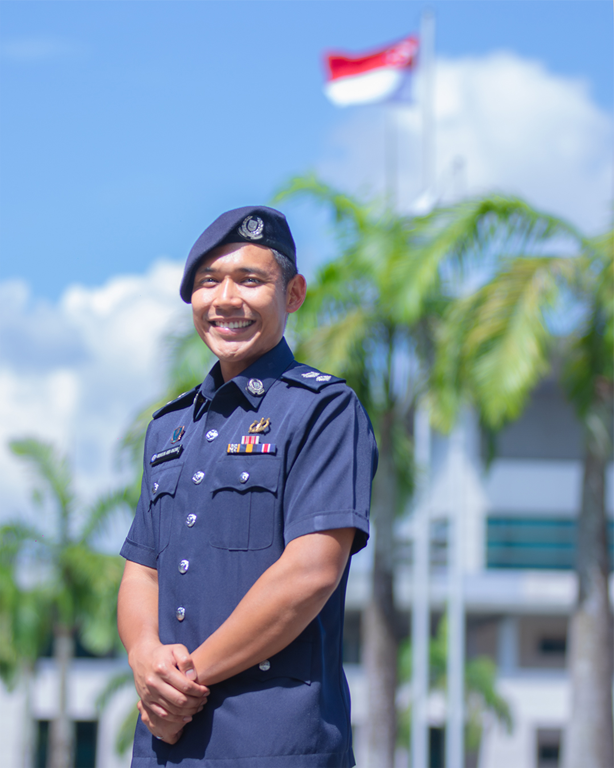 DSP Muhsin served his National Service and joined the Force in 2012. PHOTO: Ryan Yeo Kee Hng