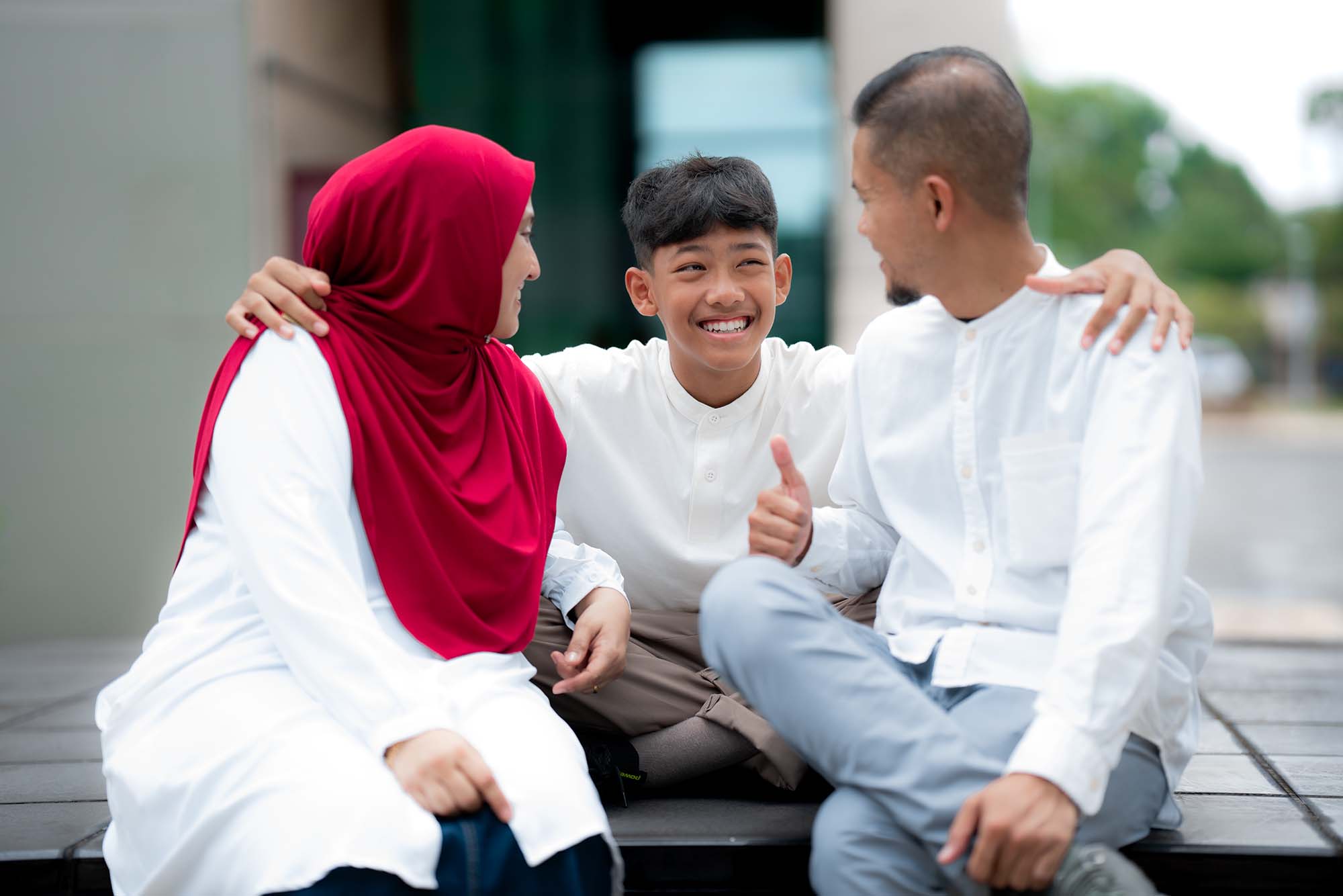 Dzakir, who was just 12-years-old at the time of the incident, assisted his parents without a second thought.