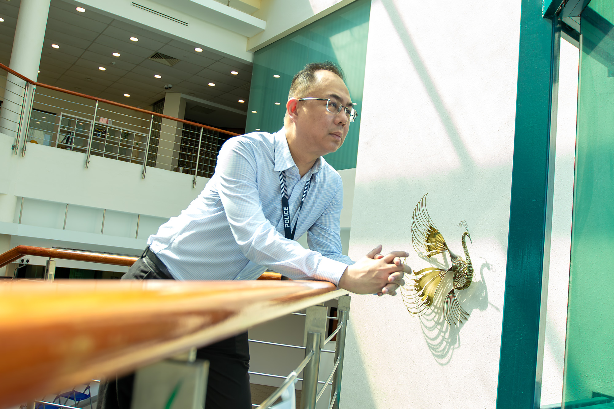 DSP Tan believes that perseverance is the key towards excelling in the investigation field. PHOTO: Soh Ying Jie