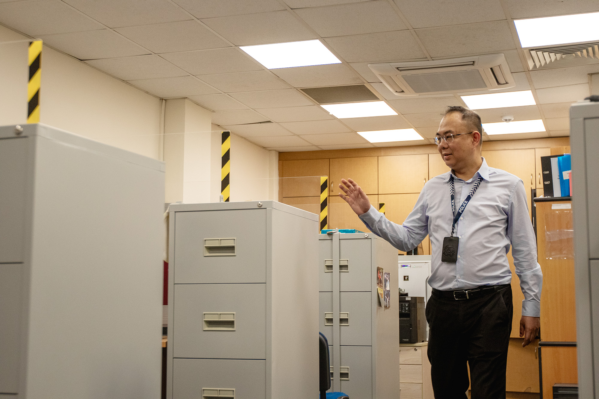 Leading by example, DSP Tan mentors and guides his team of IOs to achieve airport security excellence. PHOTO: Rose Maswida