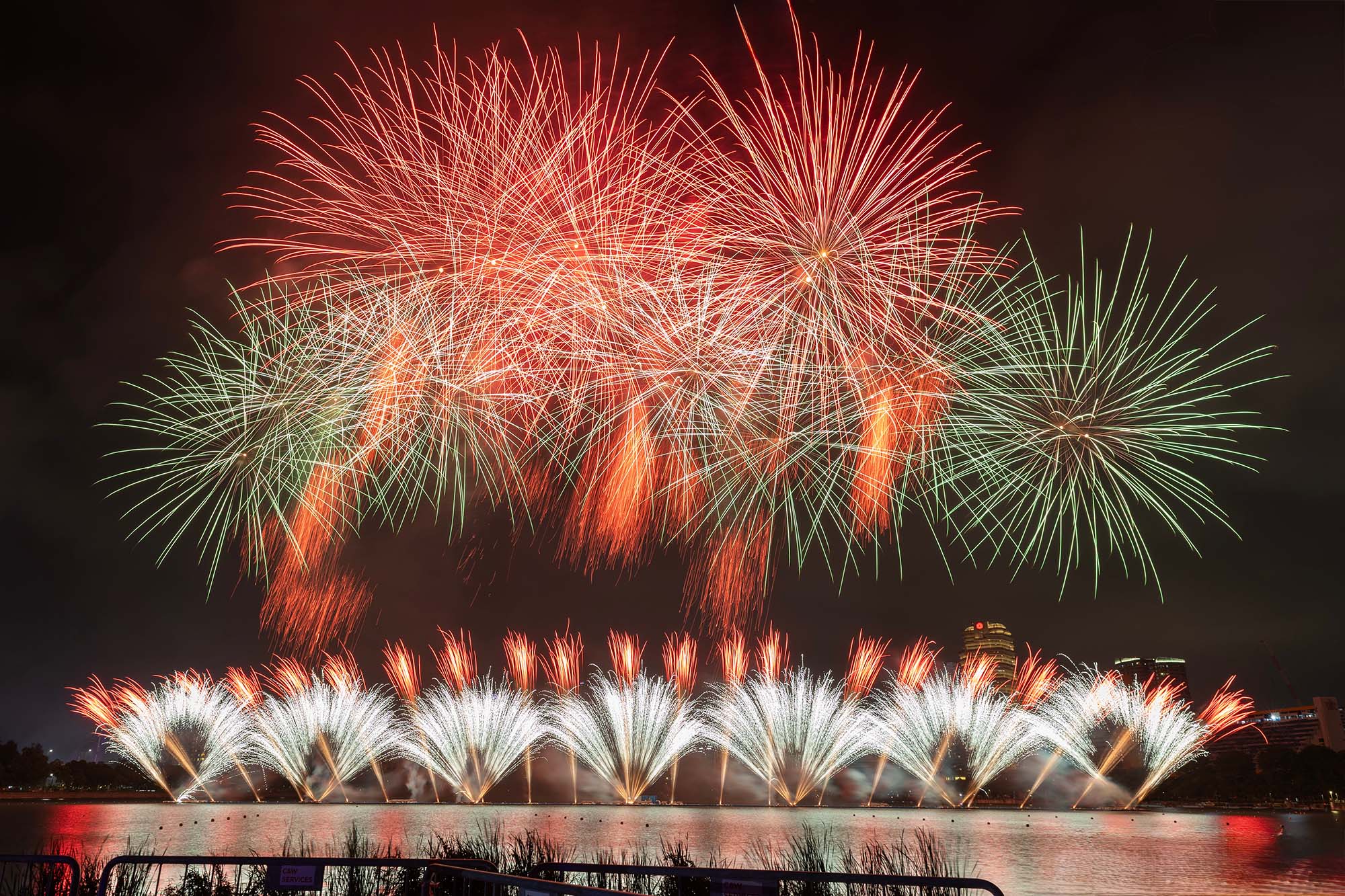 Police Life 012026 Lights Fireworks and Officers Securing the Marina Bay Singapore Countdown 2026 06