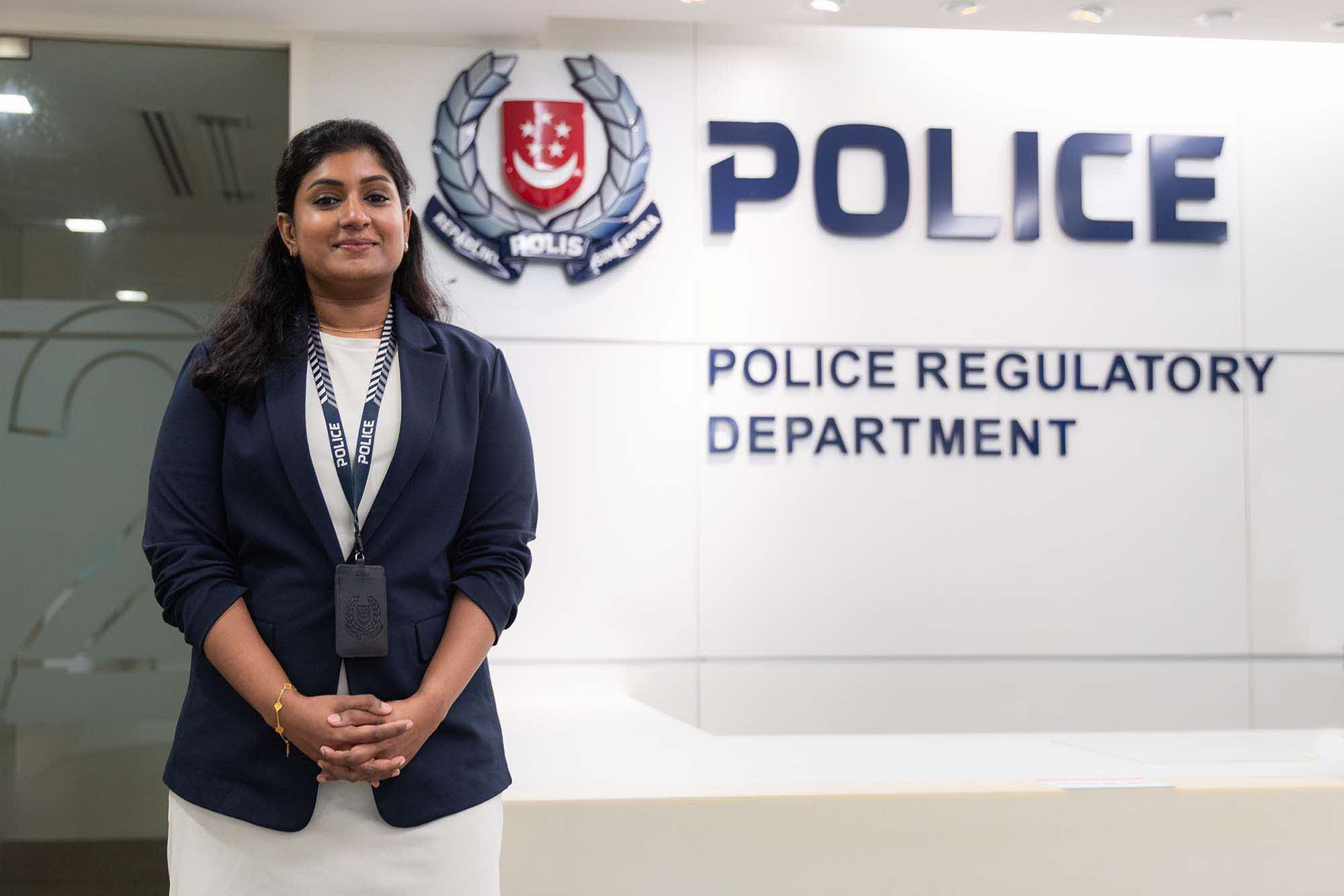 Ms Rogini at PRD counter.