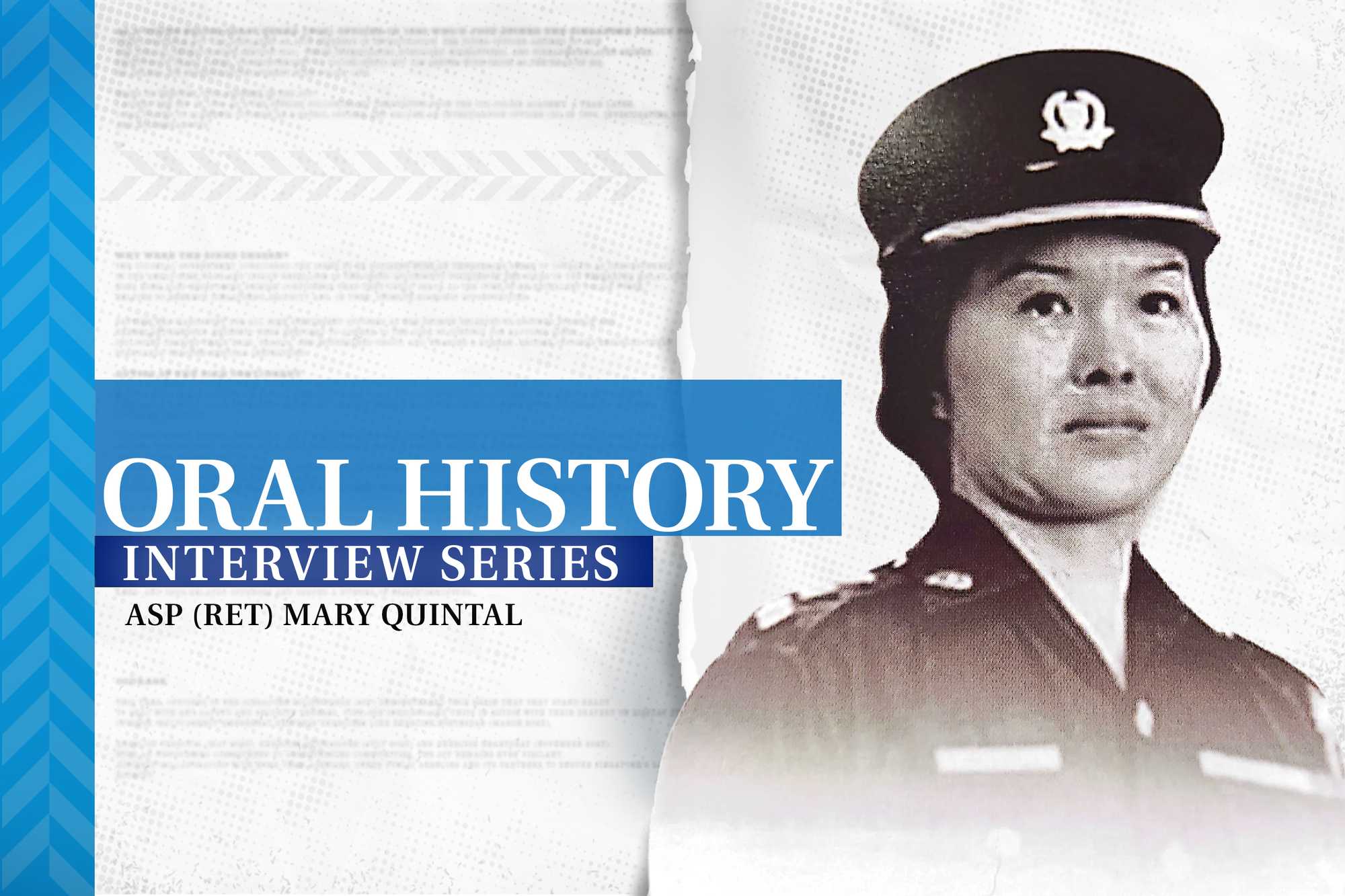 Police Life 032026 Oral History Interview Series ASP Ret Mary Quintal 01