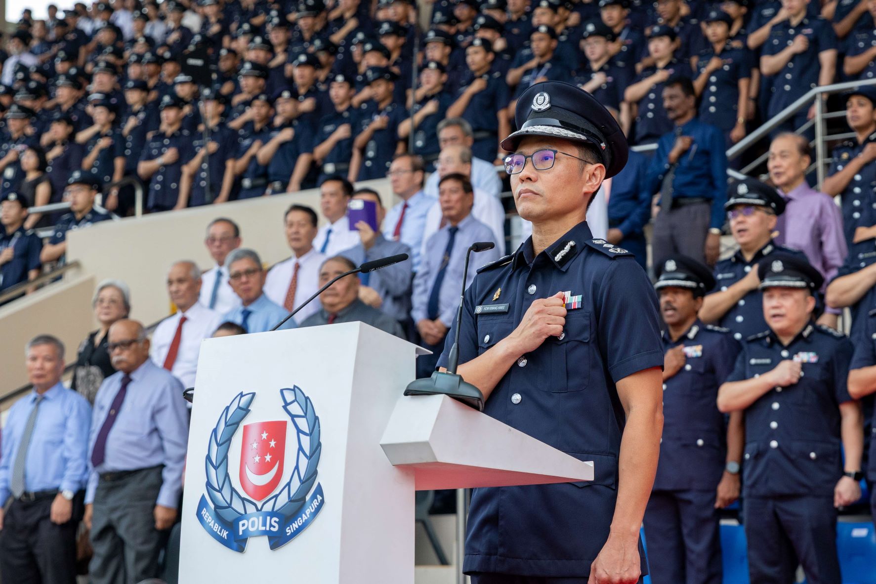 CP residing Police Pledge.