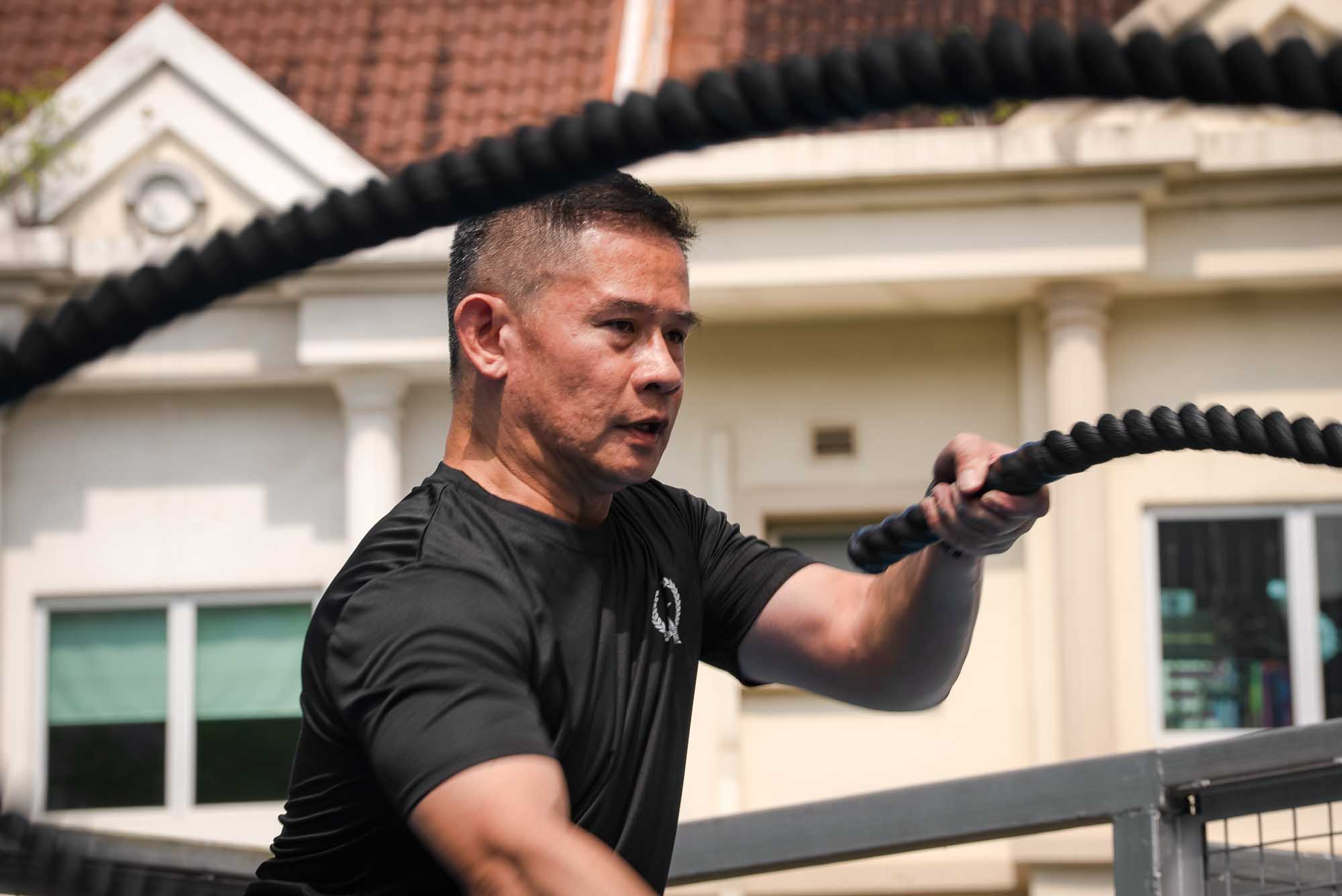 DSP Chua at a training session. 