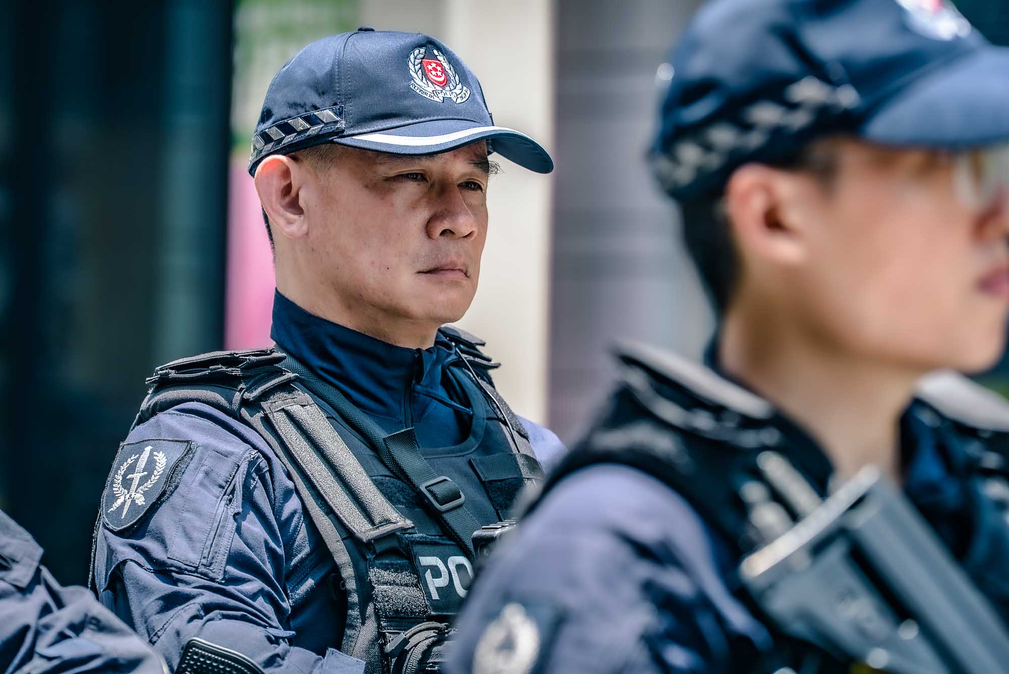 A close-up shot of DSP Chua.
