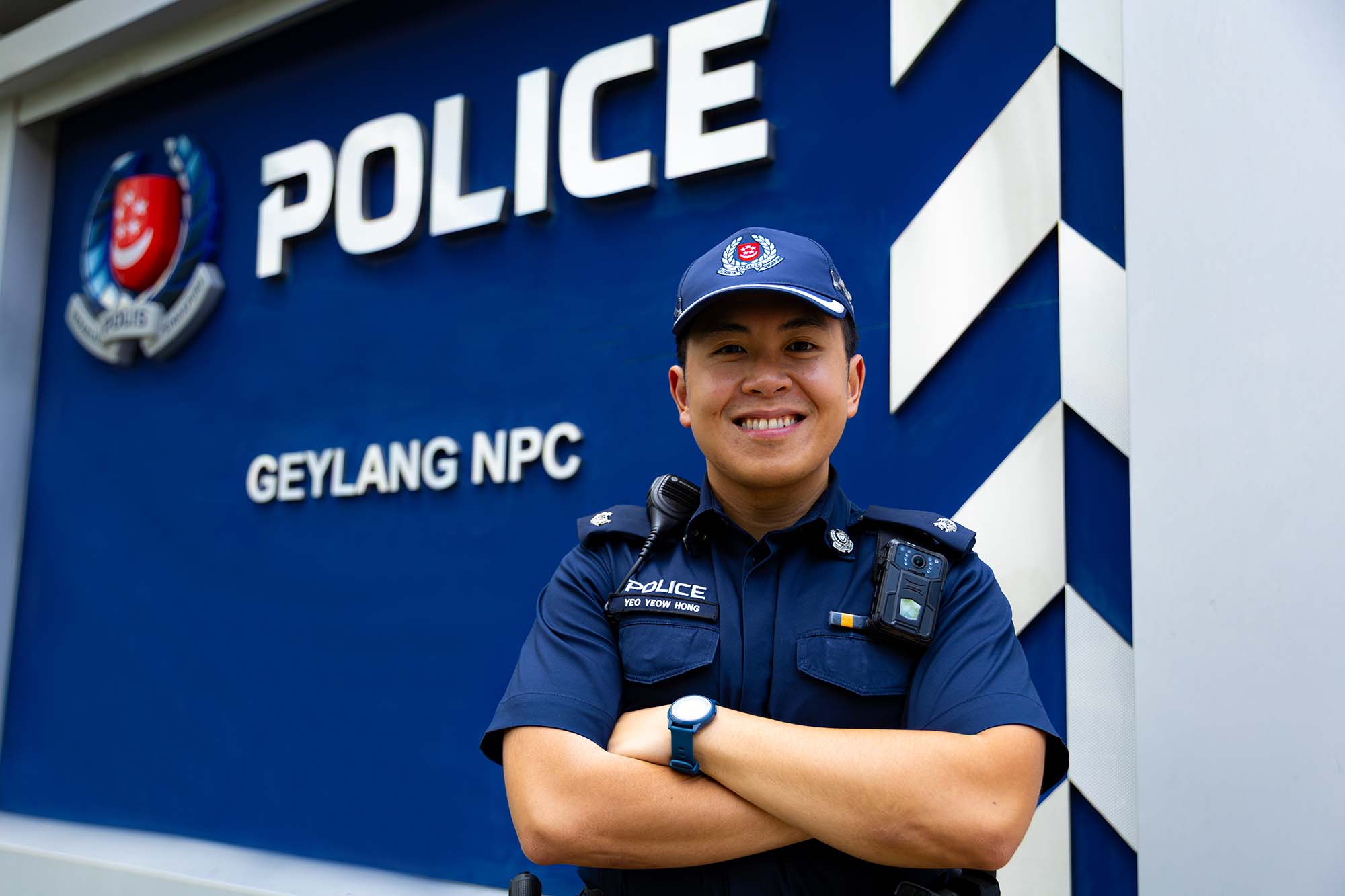 ASP Yeo received the High Commendation award at the CP Commendation Ceremony in July 2026 for exceptional selflessness and bravery in the line of duty. PHOTO: Christal Maung