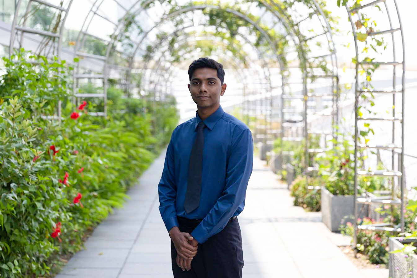 Singapore Government Scholarship recipient Fawaz.