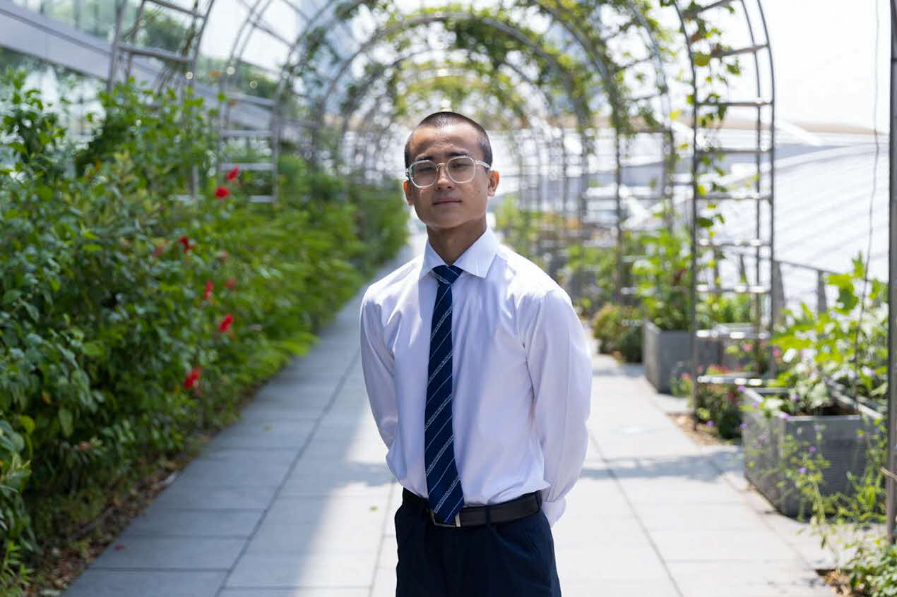 Local Merit Scholarship recipient Rian.