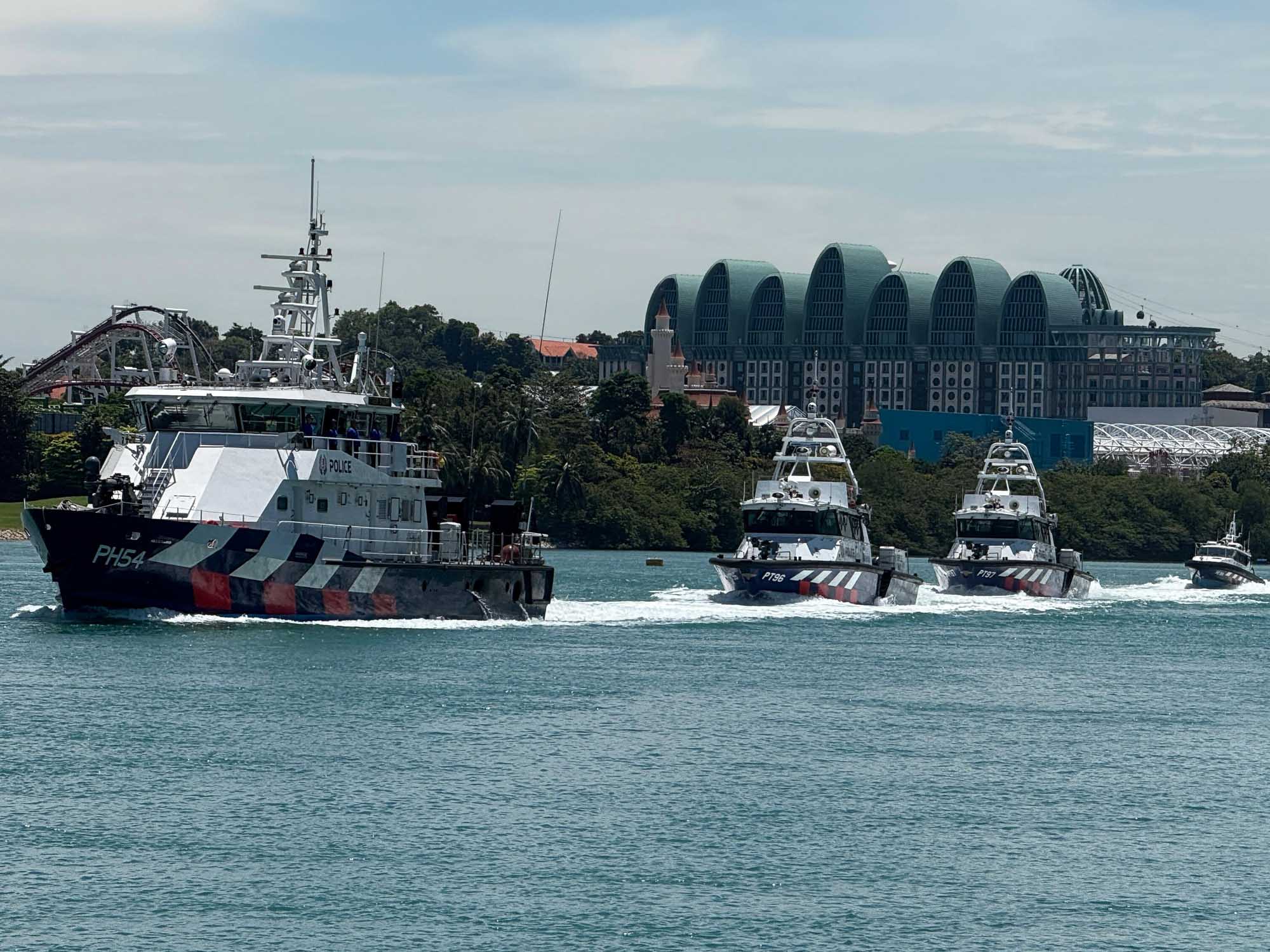 A fleet of PCG boats. 