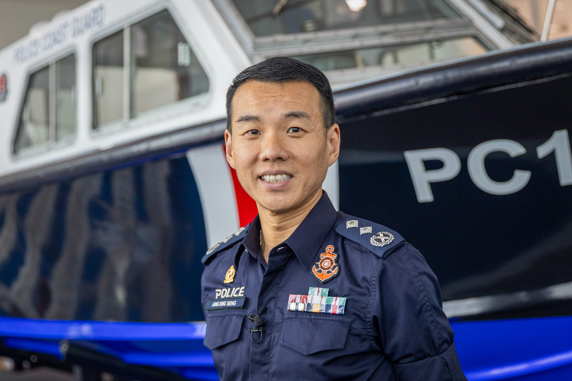 SAC Ang at Brani Base (Headquarters). 