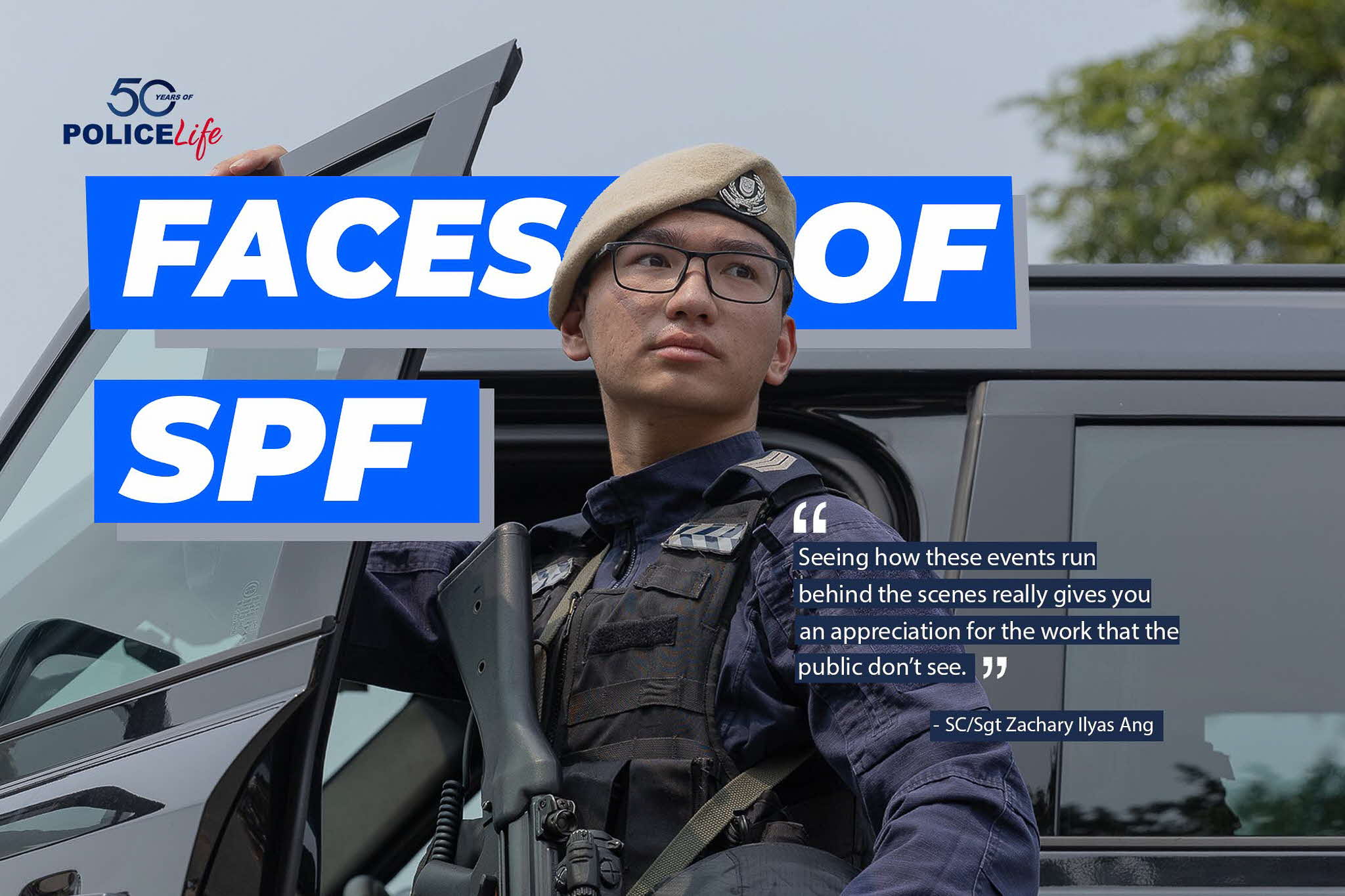 Faces of SPF: ProCom Officer SC/Sgt Zachary Ilyas Ang
