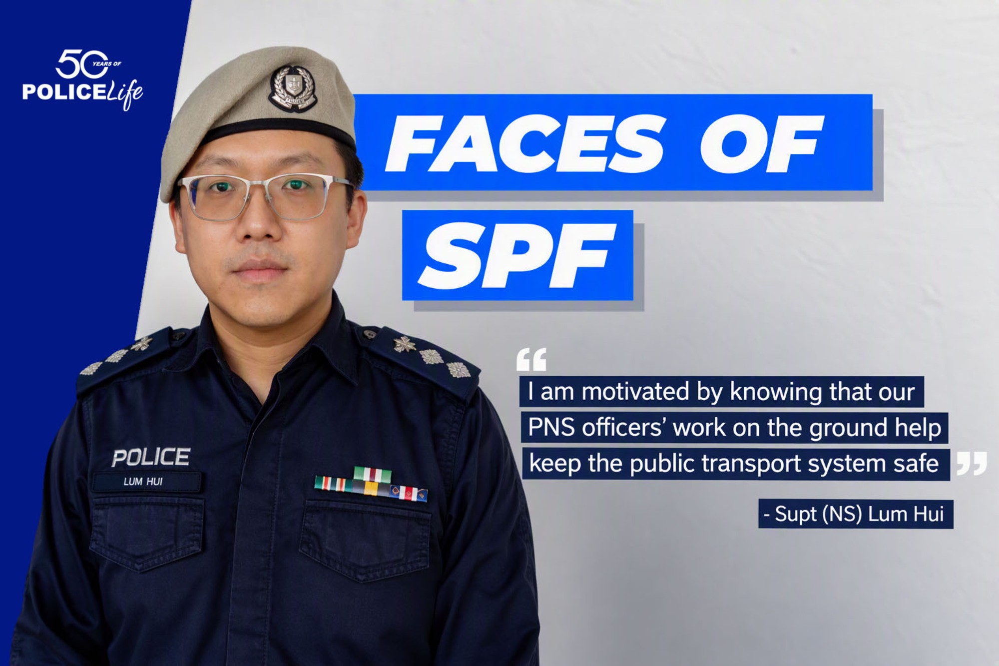 Police Life 102026 Faces of SPF: TransCom Officer Supt (NS) Lum Hui 01