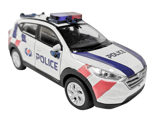 diecast Police Car model