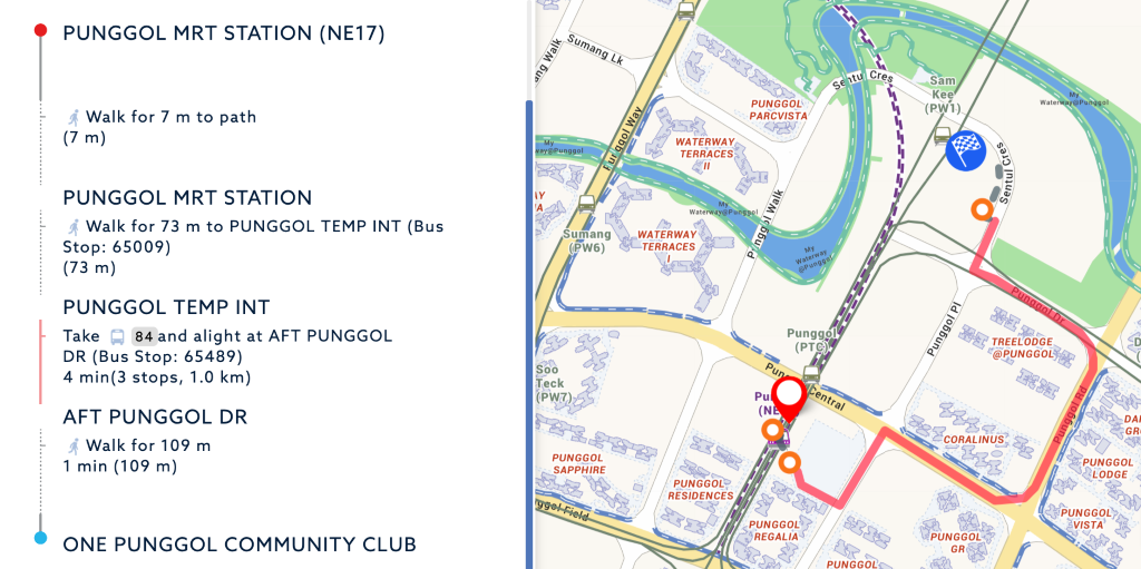 One Punggol Location Map