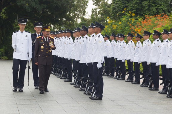 Chief of the Indonesian National Police  Conferred the 