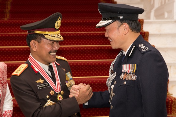Chief of the Indonesian National Police  Conferred the 