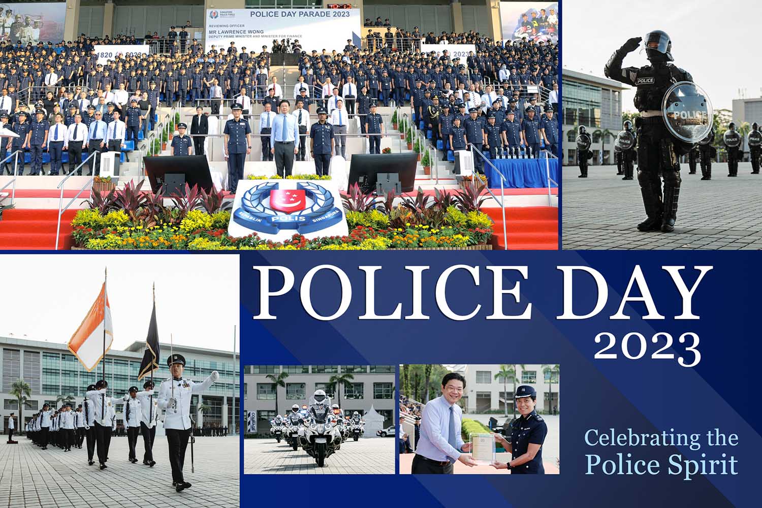 teaser image of a collage of police day related photos