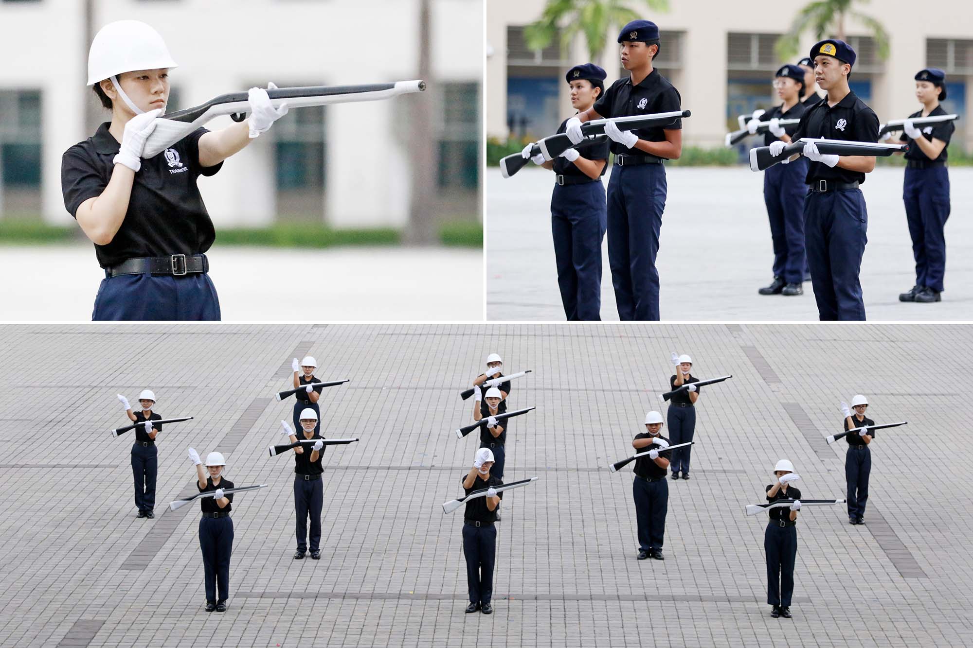 The NPCC Precision Squad Drill in action. PHOTO: Rose Maswida