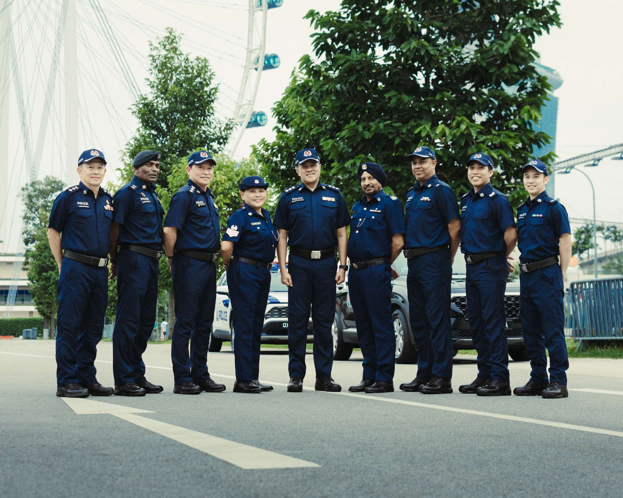 a group shot of all the SPF participants in the mobile column