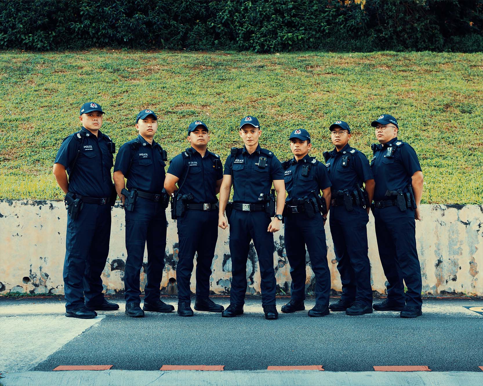 a group shot of the officers 