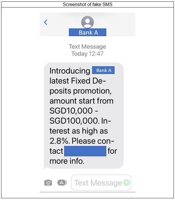 Police Advisory On Fake SMS With Spoofed Bank Headers