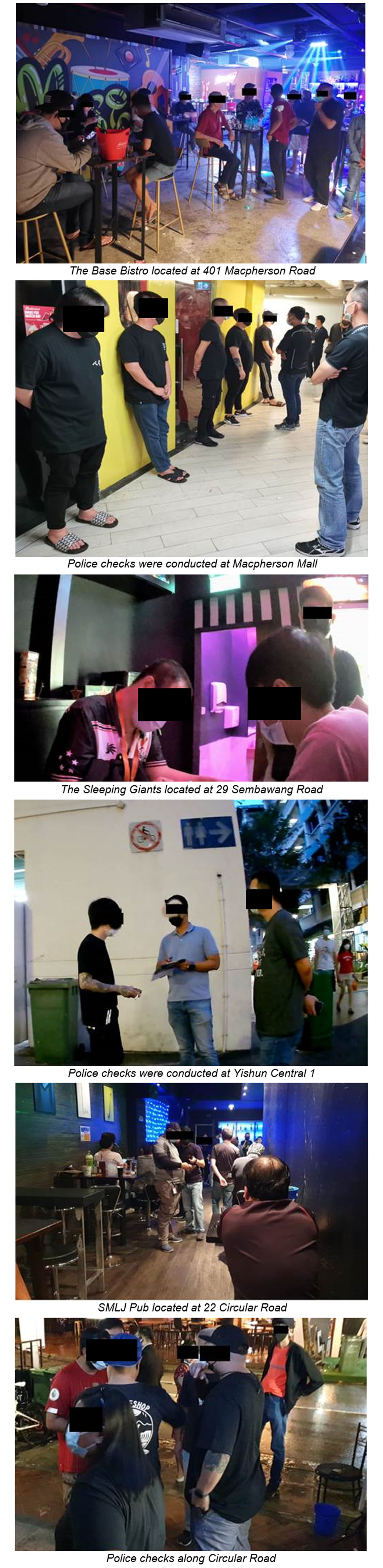 Fourteen Men Arrested For Being Suspected Members Of Unlawful Societies And Five Nightlife Establishments Found To Have Breached Safe Management Measures