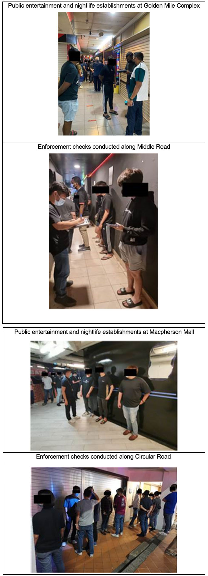 Island-Wide Enforcement Operations Against Public Entertainment And Nightlife Establishments And Secret Societies During Festive Season