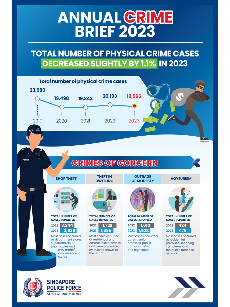 Annual Crime Brief 2023 Infographic