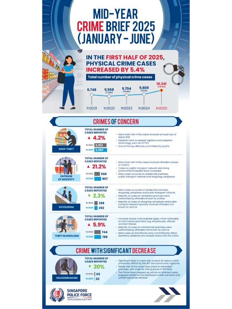 Mid-Year Crime Brief 2025 Infographic