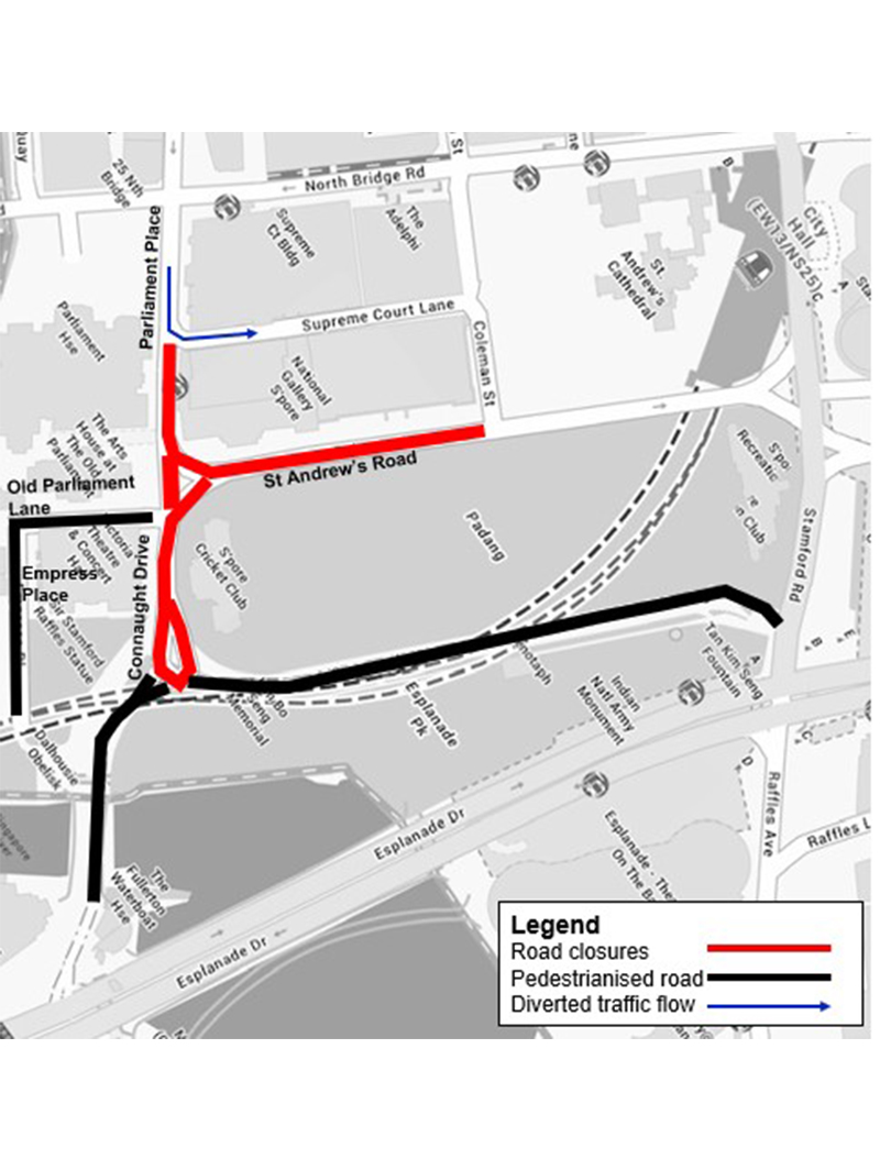 Traffic Arrangements For SCDF Operational Exercise
