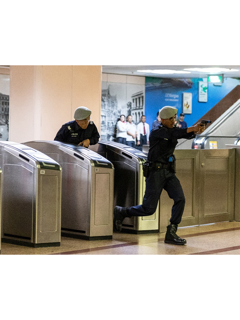 Exercise Ferrovia 2023 – Emergency Preparedness Exercise At Raffles Place Mrt Station