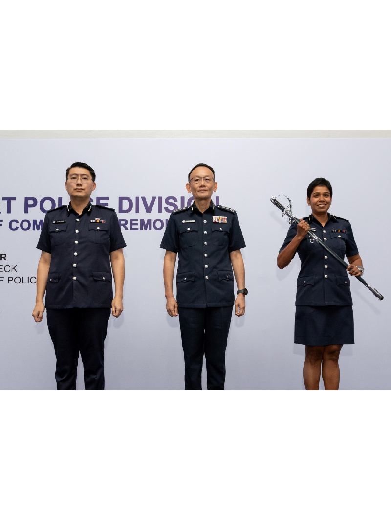 Change Of Command Ceremony At Airport Police Division