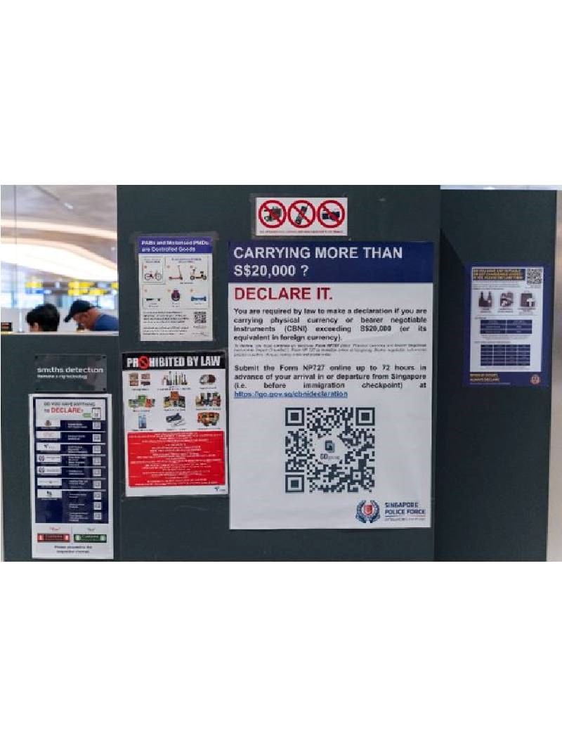 Multi Agency Enforcement Operations At Changi Airport
