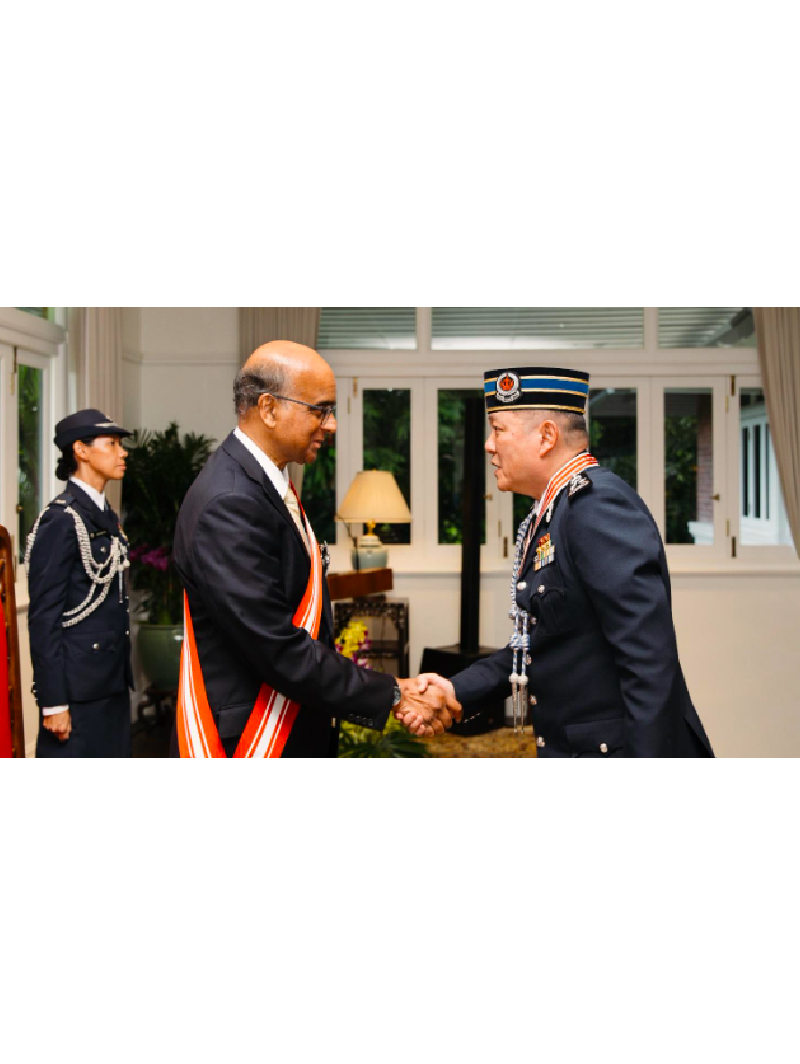 Commissioner Of Police Of The Royal Brunei Police Force Conferred The Distinguished Service Order