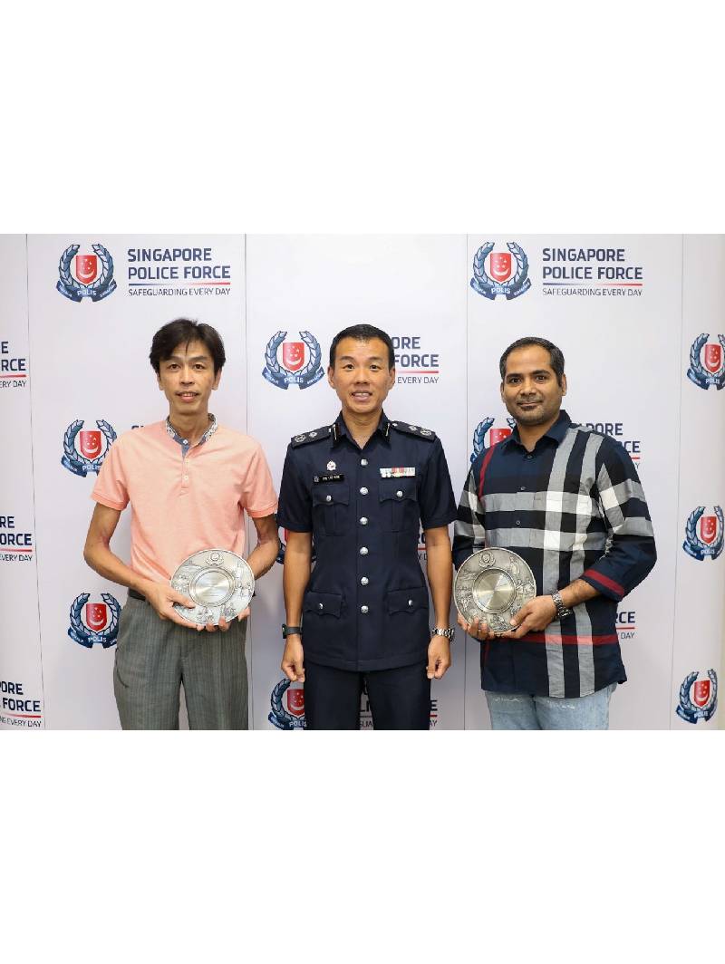 Two Members Of The Public Presented With The Public Spiritedness Award