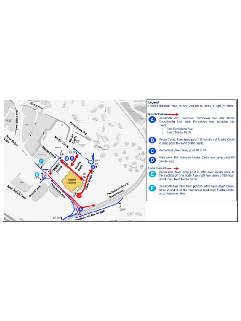 Traffic And Security Arrangements For Event At Infinite Studios