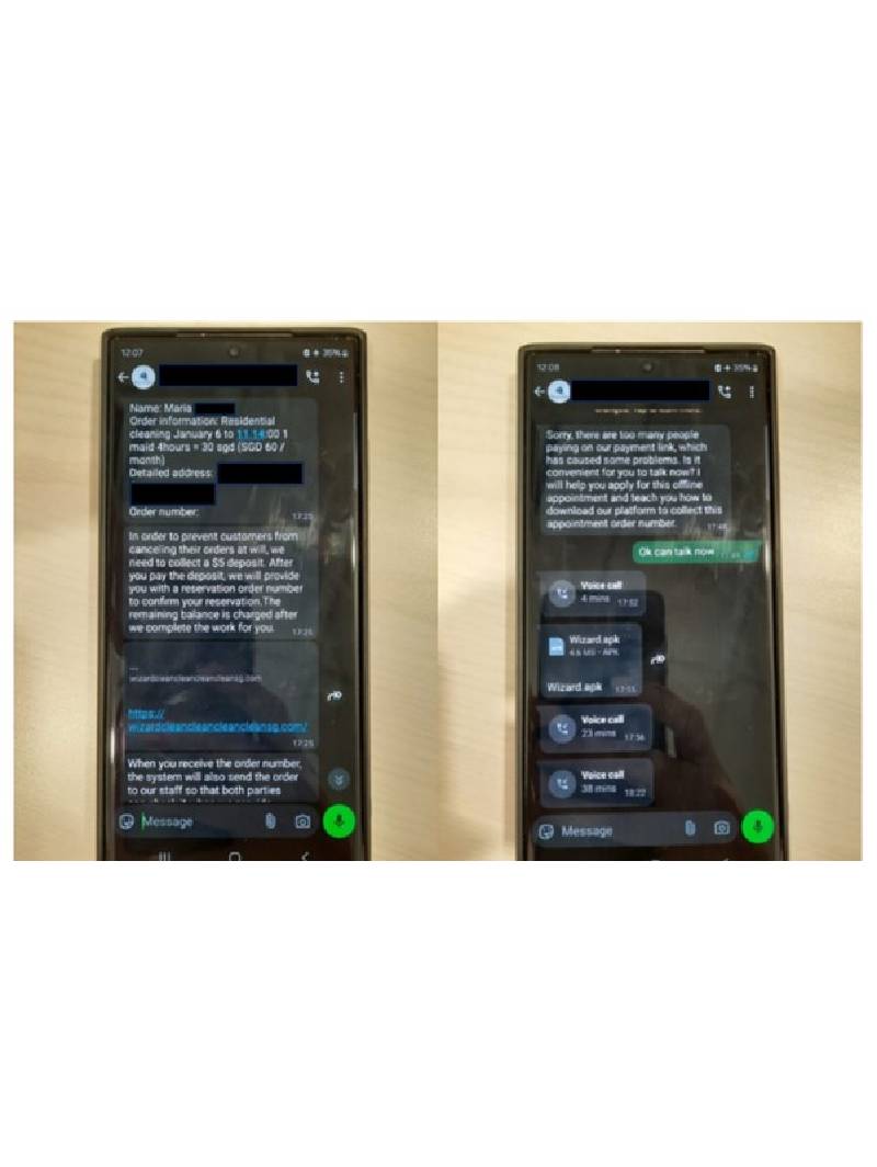 Police Advisory On Malware Scams Involving Phishing Links Sent Through Whatsapp