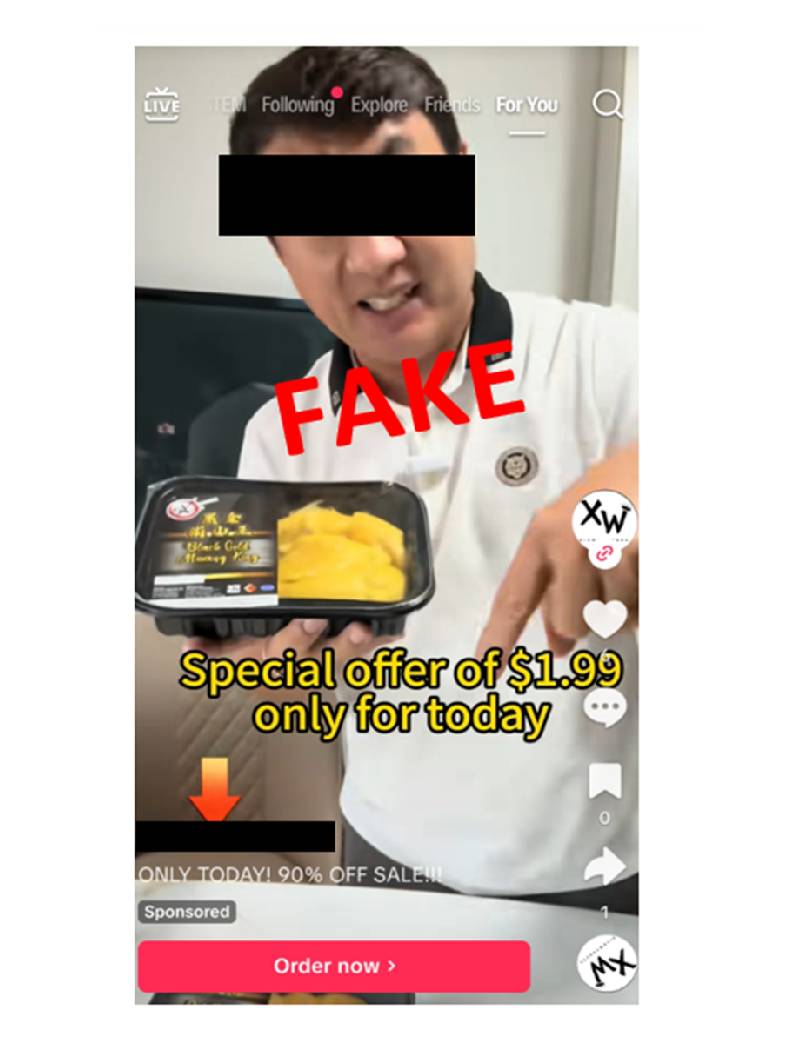 Police Advisory On Phishing Scams Perpetuated Via Food-Related Social Media Advertisments